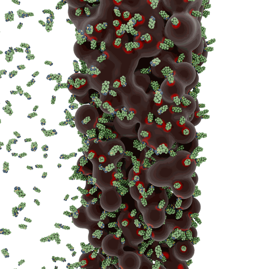 Globular Polymer Ion Exchange